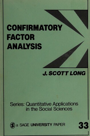 Cover of Confirmatory Factor Analysis