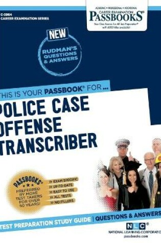 Cover of Police Case Offense Transcriber (C-3964)