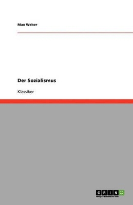 Book cover for Der Sozialismus