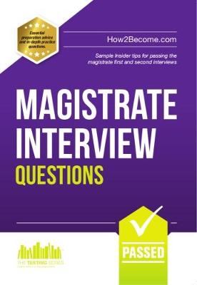 Book cover for Magistrate Interview Questions