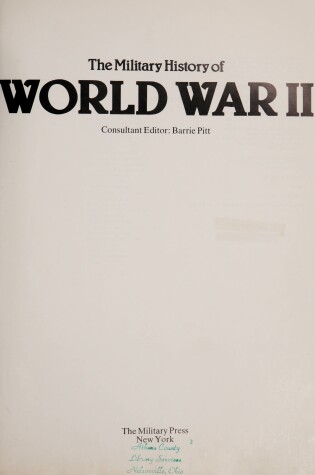 Cover of Military History of World War