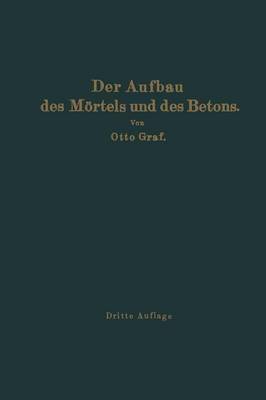 Book cover for Der Aufbau Des Moertels Und Des Betons