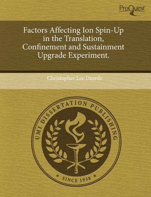 Book cover for Factors Affecting Ion Spin-Up in the Translation