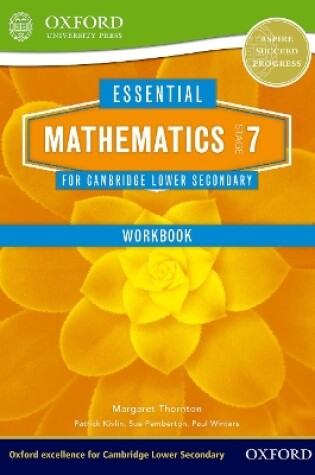 Cover of Essential Mathematics for Cambridge Lower Secondary Stage 7 Workbook