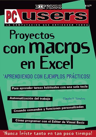 Cover of Proyectos Con Macros en Excel