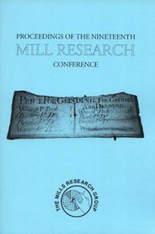 Cover of Proceedings of the Nineteenth Mill Research Conference