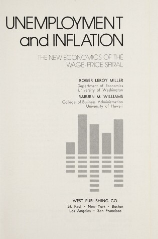 Cover of Unemployment and Inflation