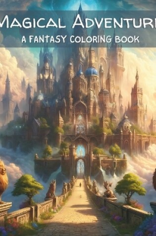 Cover of Magical Adventures-A Fantasy Coloring Book (For Boys & Girls 5-12)