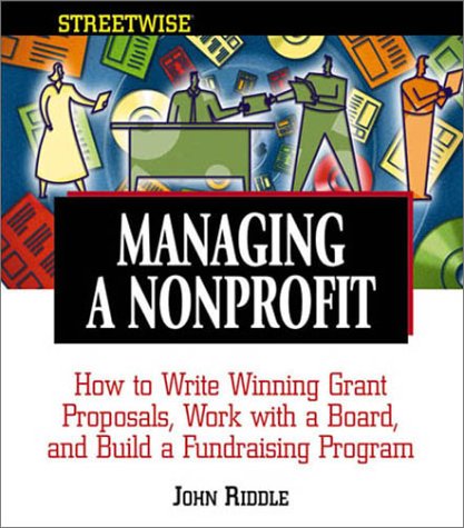 Book cover for Streetwise Managing a Non-profit Organization