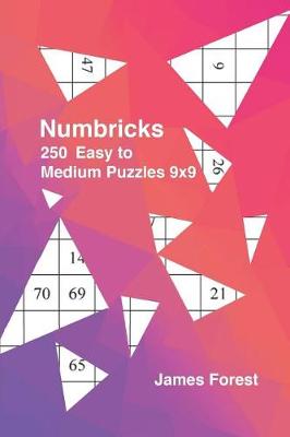 Book cover for 250 Numbricks 9x9 easy to medium puzzles