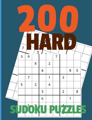 Book cover for 200 Hard Sudoku Puzzles