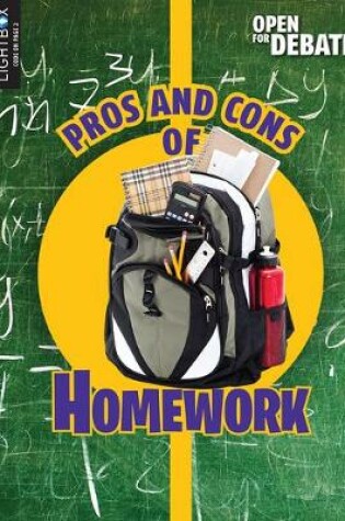 Cover of Pros and Cons of Homework