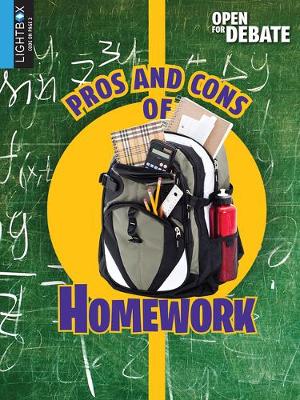 Book cover for Pros and Cons of Homework