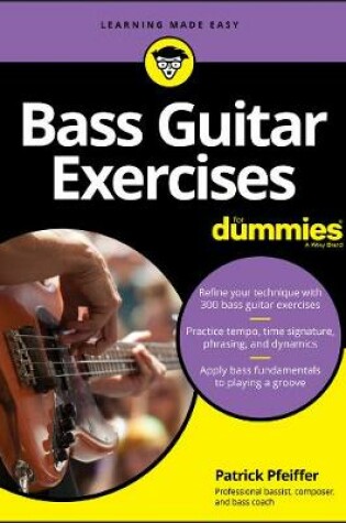 Cover of Bass Guitar Exercises For Dummies