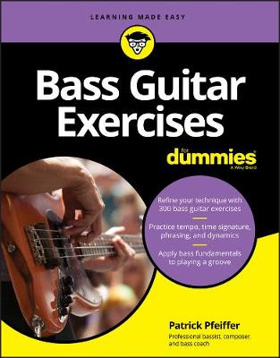 Book cover for Bass Guitar Exercises For Dummies