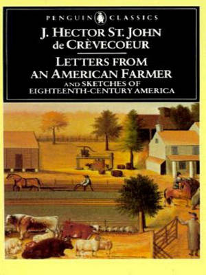 Book cover for Letters from an American Farmer and Sketches of Eighteenth-Century Ameri