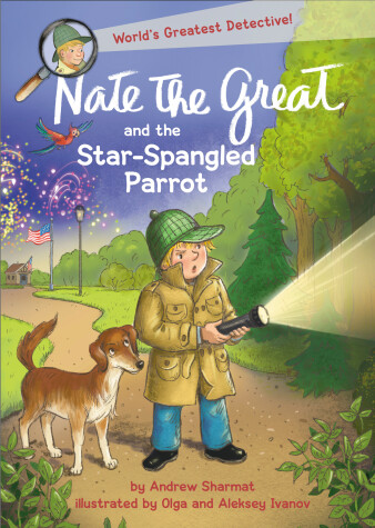 Book cover for Nate the Great and the Star-Spangled Parrot