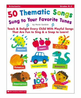 Book cover for 50 Thematic Songs Sung to Your Favorite Tunes