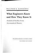 Book cover for What Engineers Know and How They Know it