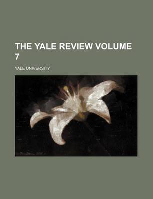 Book cover for The Yale Review Volume 7