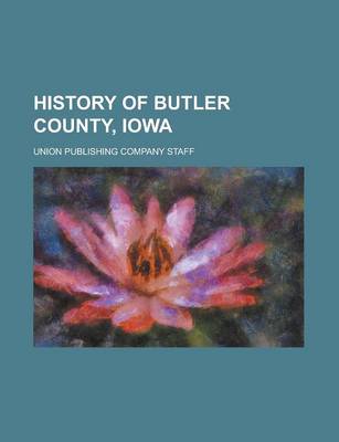 Book cover for History of Butler County, Iowa