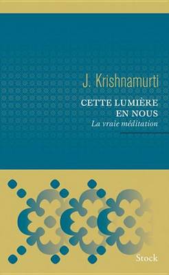 Cover of Cette Lumiere En Nous