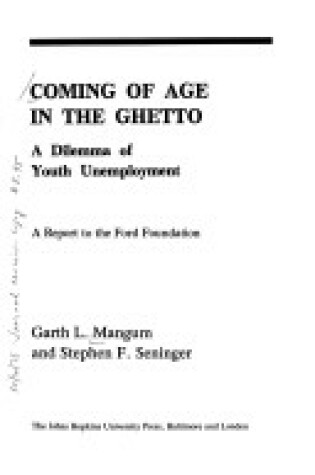 Cover of Coming of Age in the Ghetto