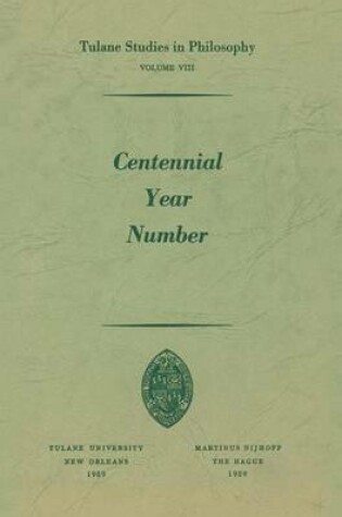 Cover of Centennial Year Number