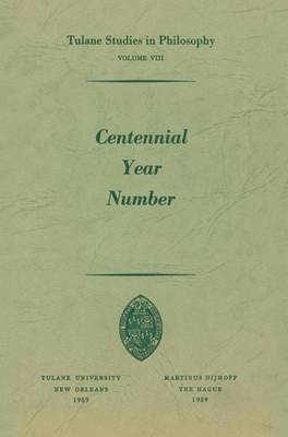 Book cover for Centennial Year Number