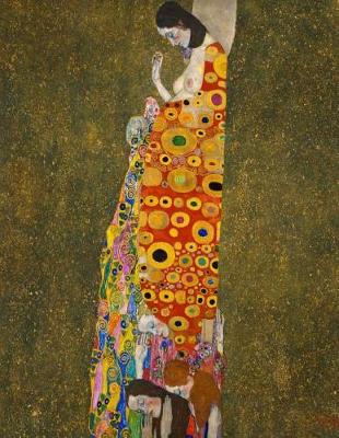 Book cover for Hope, Gustav Klimt. Blank Journal