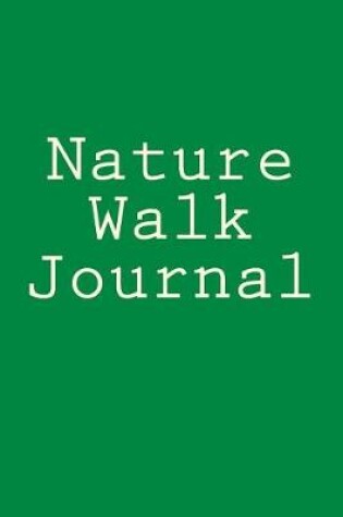 Cover of Nature Walk Journal