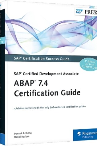 Cover of ABAP 7.4 Certification Guide—SAP Certified Development Associate
