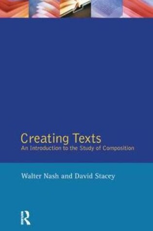 Cover of Creating Texts