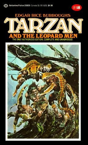 Book cover for Tarzan and the Leopard Men