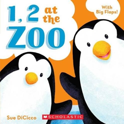 Book cover for 1, 2 at the Zoo