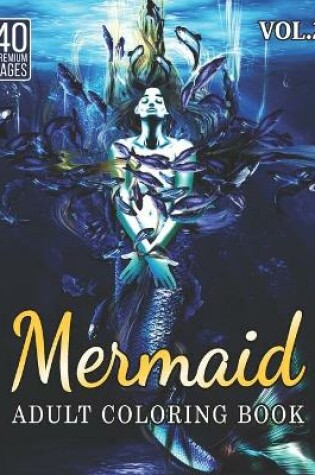 Cover of Mermaid Adult Coloring Book Vol2
