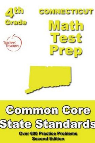 Cover of Connecticut 4th Grade Math Test Prep