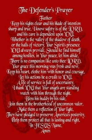 Cover of The Defender's Prayer For Him - Marine Journal