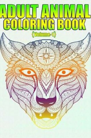 Cover of Adult Animal Coloring Book