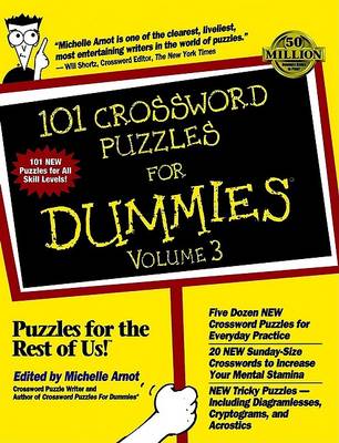 Book cover for 101 Crossword Puzzles for Dummies V 3