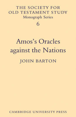 Book cover for Amos's Oracles Against the Nations