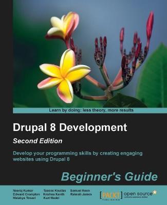 Book cover for Drupal 8 Development: Beginner's Guide -