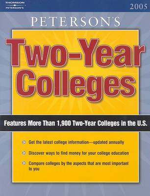 Book cover for Two Year Colleges 2005, Guide