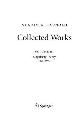 Book cover for Vladimir Arnold - Collected Works