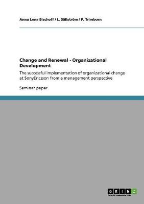 Book cover for Change and Renewal - Organizational Development