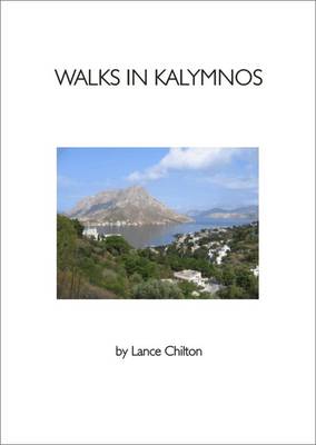 Book cover for Walks in Kalymnos, Greek Islands, with the Kalymnos Walkers' Map