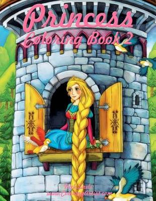 Book cover for Princess Coloring Book 2