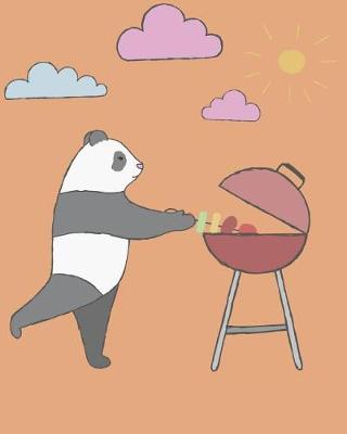 Book cover for BBQ panda journal.