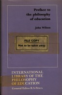 Book cover for Preface to the Philosophy of Education