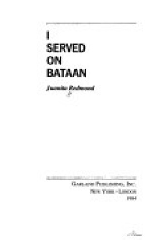 Cover of I Served on Bataan